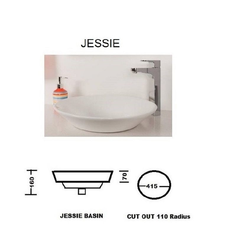Image result for Ledin Jessie round ceramic counter top basin